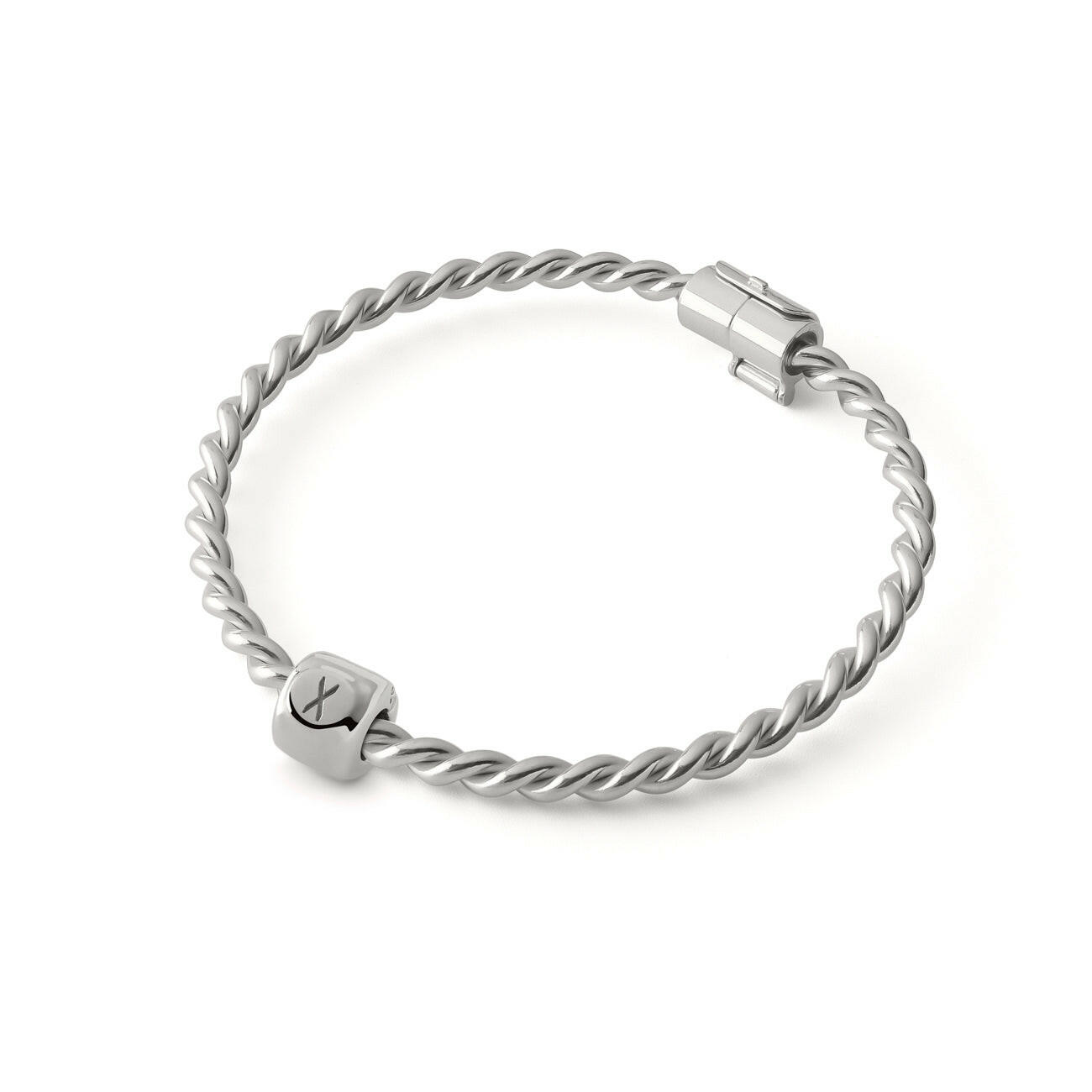 Charms z runą Ansuz (ᚨ) – amulet mądrości i komunikacji, brąz pokryty platyną