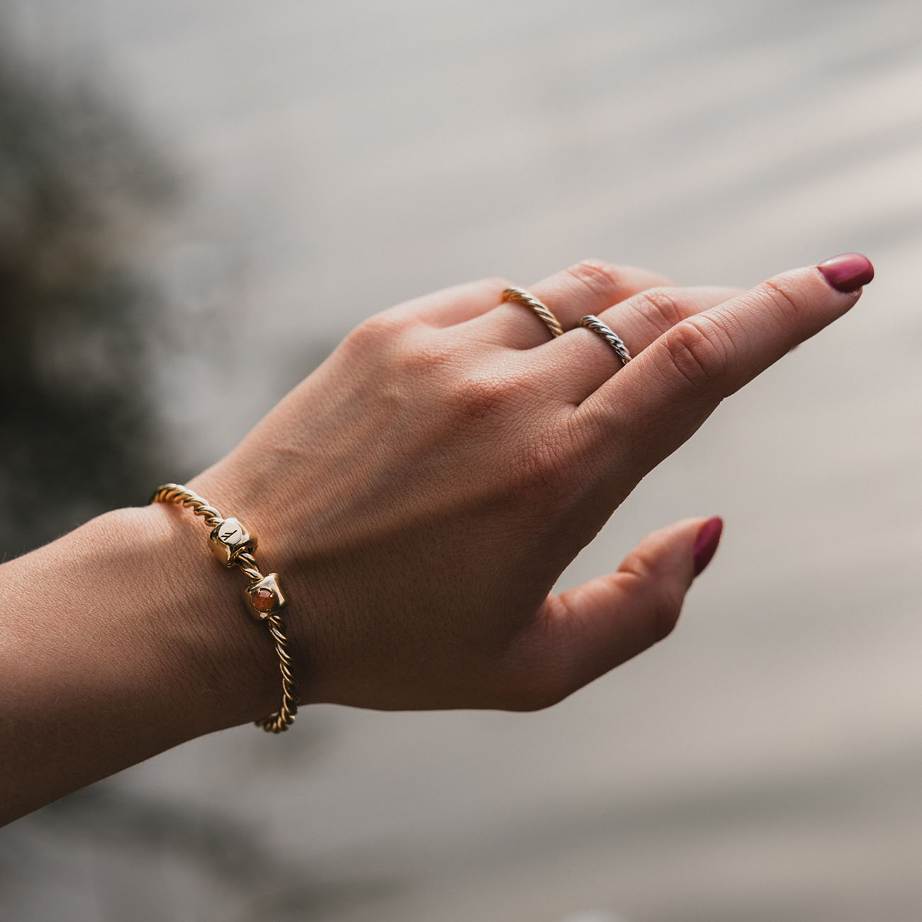 Charms z kamieniem słonecznym Pozłacany – Pewność siebie, radość i siła woli - srebro pr. 925