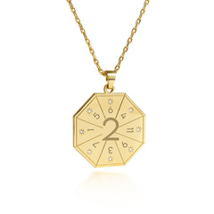 Naszyjnik z wisiorkiem Mediatora (2) w kolorze złotym – Pieczęć Harmonii