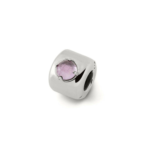 Charms z ametystem Srebrny – Kamień ochrony, wyciszenia i duchowego rozwoju - srebro pr. 925