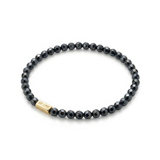 Bransoletka z Hematytem i miejscem na charms – Srebro 925