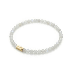 Bransoletka z Kamieniem Księżycowym i miejscem na charms – Srebro 925