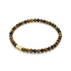 Bransoletka z Tygrysim Okiem i miejscem na charms – Srebro 925