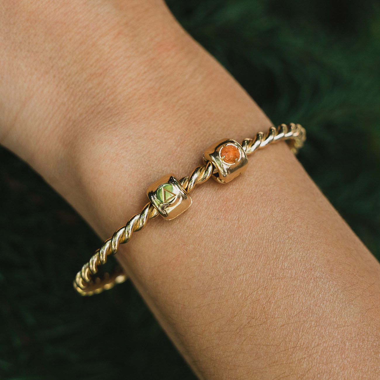 Charms – Żywioł Ogień Pozłacany - Mosiądz