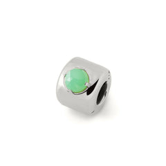 <tc>Charms</tc> with chrysoprase Silver – Symbol of hope, peace, and friendship - 925 sterling silver