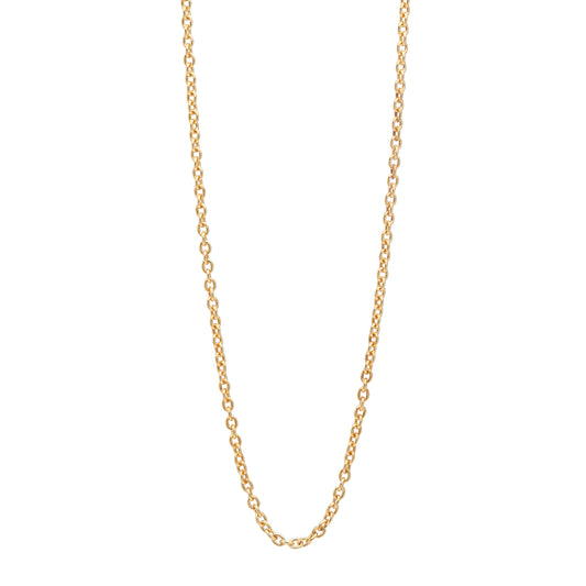 Łańcuszek z zapięciem tensorowym pozłacany - Srebro 925