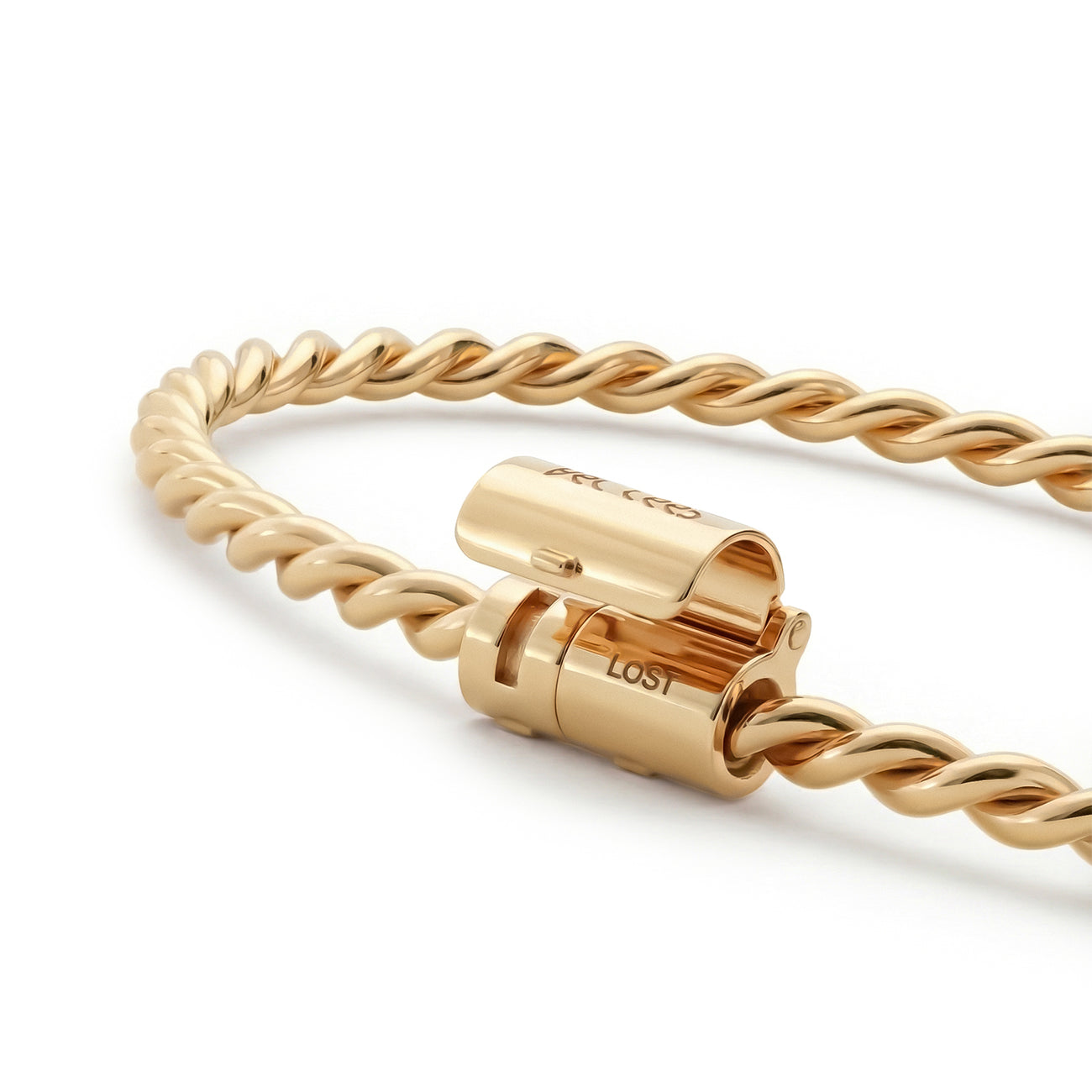 Miedziana bransoletka tensorowa w kolorze złotym - Kubit Zaginiony (177 MHz)