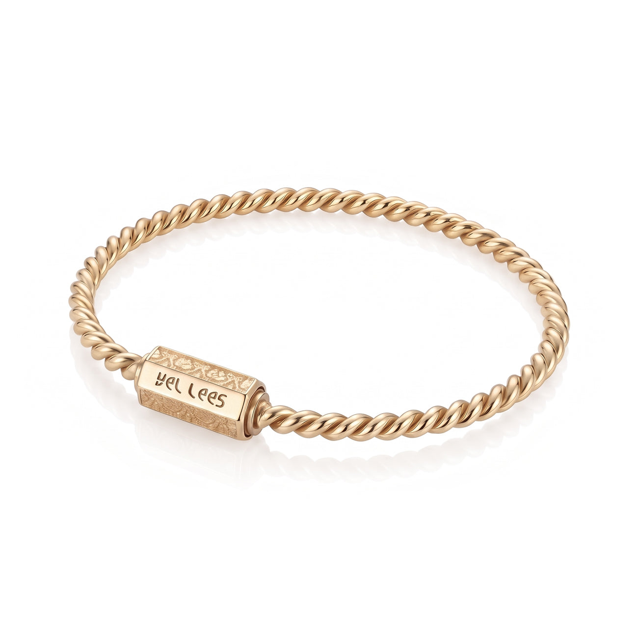 Miedziana pozłacana bransoletka tensorowa Quantum – Kubit Królewski (144 MHz)