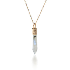 Necklace with Moonstone – Gold-plated 925 silver