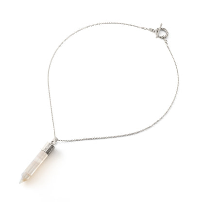 Naszyjnik 44 cm z Onyksem – Srebro 925 pokryte platyną