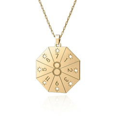 Lion's Gate 8.8 Pendant Necklace in Gold – Soul Amulet