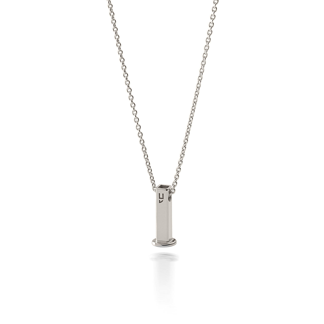 Naszyjnik z łańcuszkiem na charmsy, srebro 925 pokryte platyną