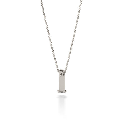 Naszyjnik z łańcuszkiem na charmsy, srebro 925 pokryte platyną