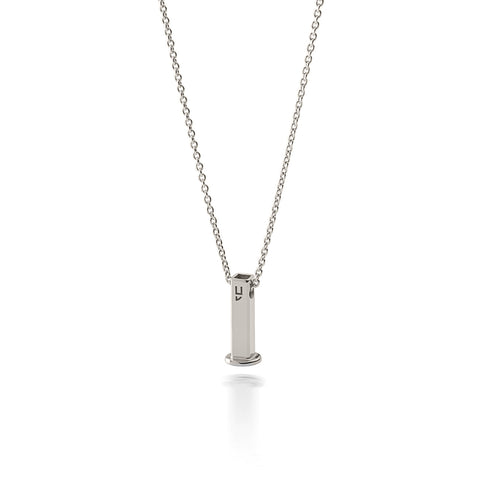 Naszyjnik z łańcuszkiem na charmsy, srebro 925 pokryte platyną