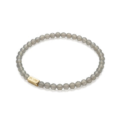 Bransoletka z Onyksem i miejscem na charms – Srebro 925