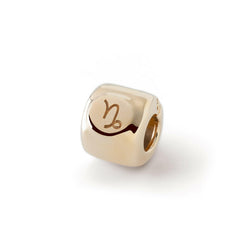 <tc>Charms</tc> with Capricorn zodiac sign (♑︎) Gold-plated - 925 silver