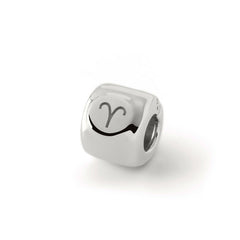 <tc>Charms</tc> with the Aries zodiac sign (♈︎) Silver - 925 sterling silver